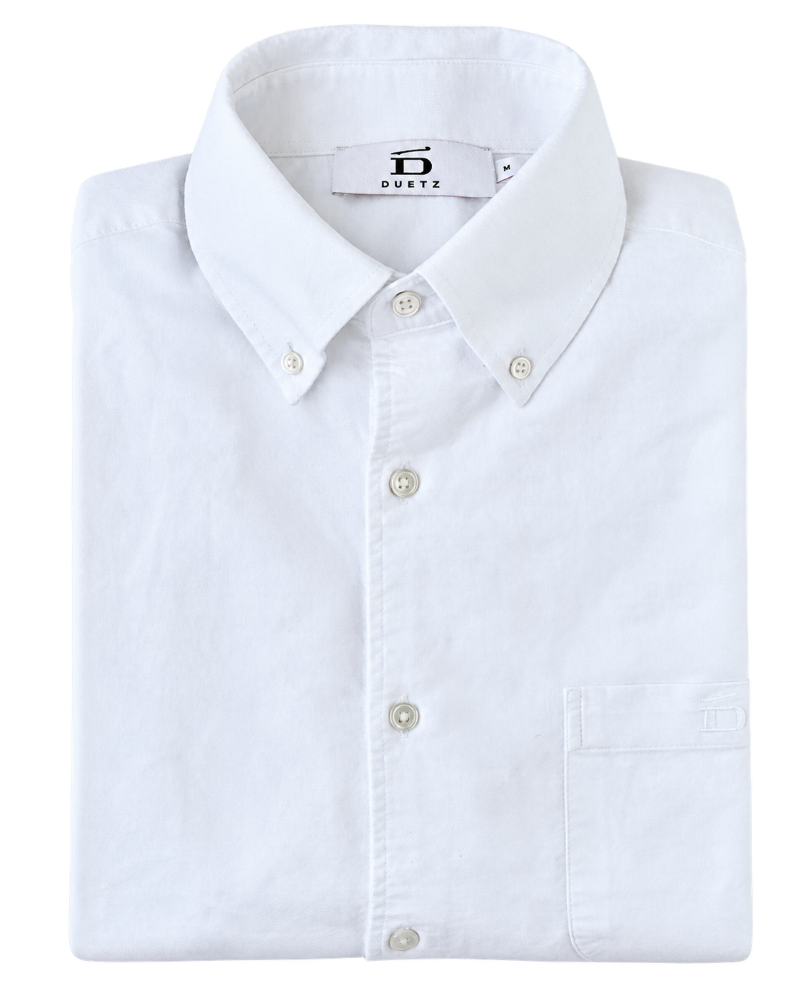 DUETZ Oxford Shirt in Weiß